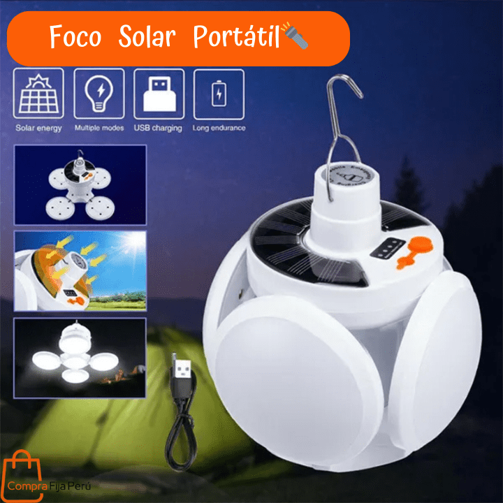 Foco Solar Portátil🔦