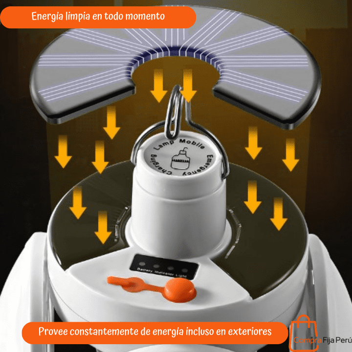 Foco Solar Portátil🔦