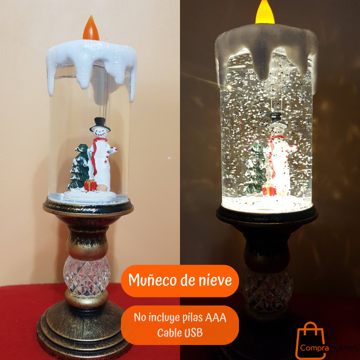 Vela LED de Navidad 🎄
