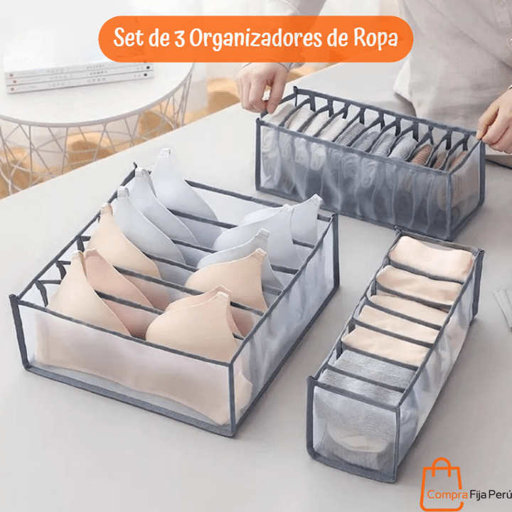 Pack de 3 Organizadores de Ropa👔