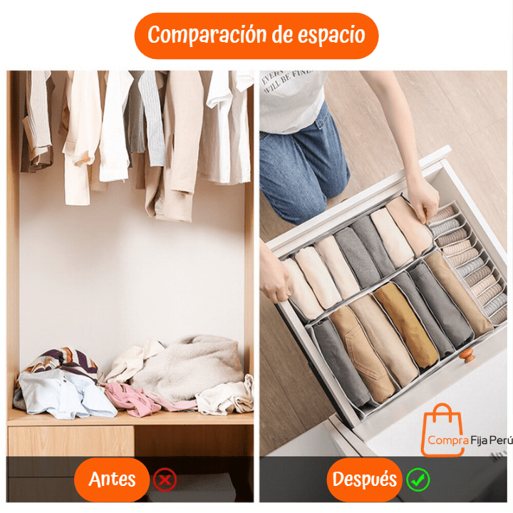 Pack de 3 Organizadores de Ropa👔