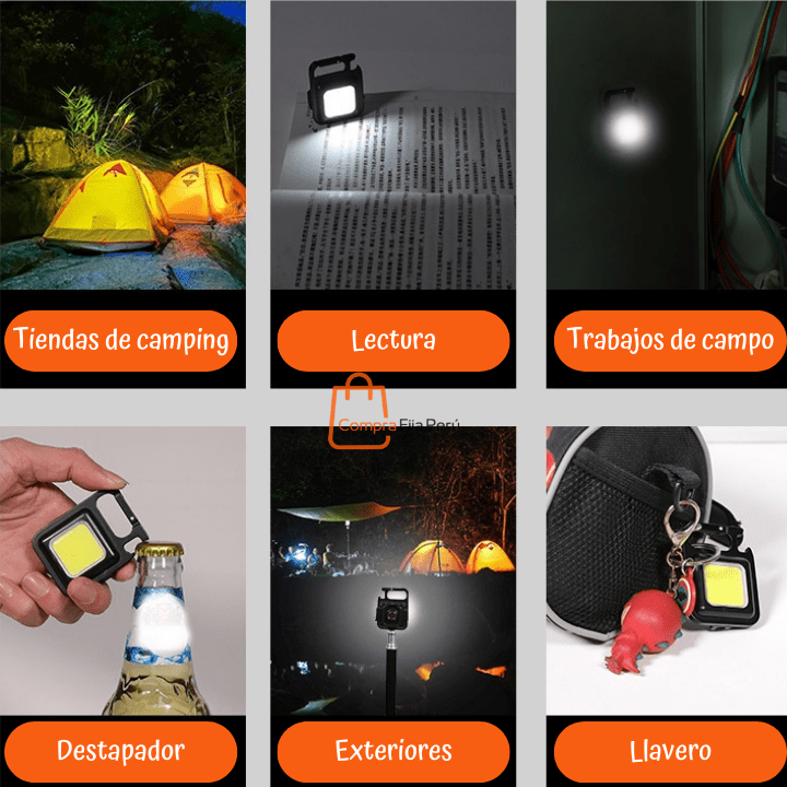 Llavero LED Multifunción 🔦