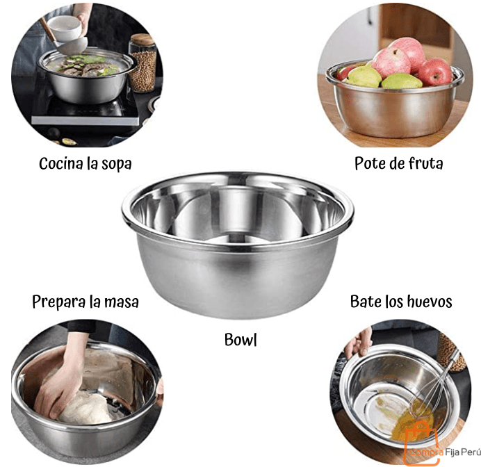 Rallador 3 en 1 acero inoxidable