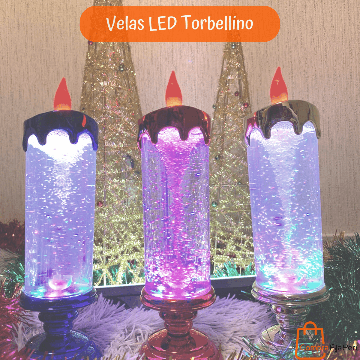 Vela LED Torbellino 🌪