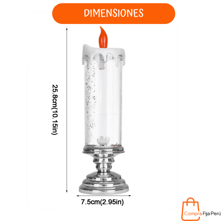 Vela LED Torbellino 🌪
